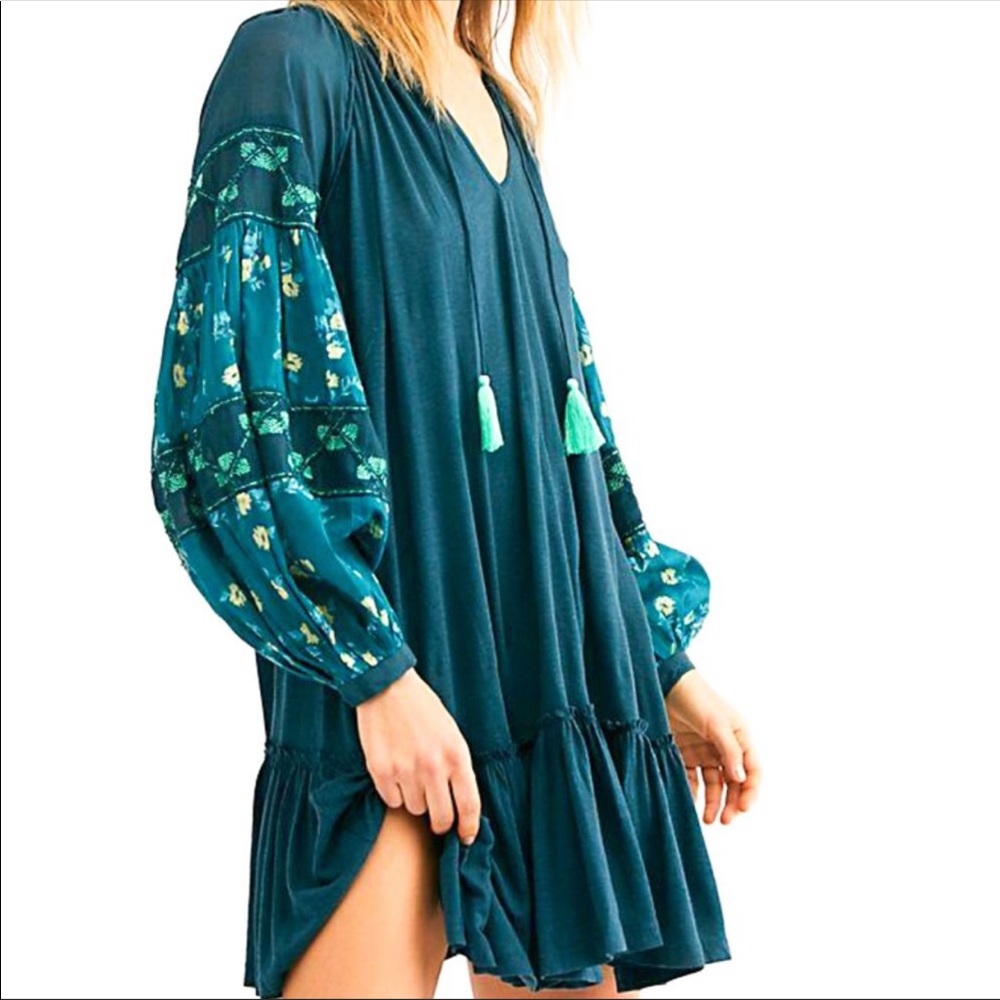 Free People Mix It Up Tunic Dress Size Small